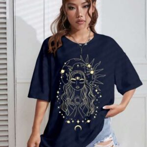 AAHWAN Women Printed Tshirt