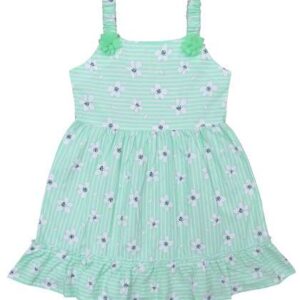 Clothe Funn Shoulder Strap Striped Fit  Flare Dres