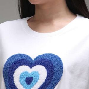 DILLINGER Women Boxy Regular Puff Printed Tshirt