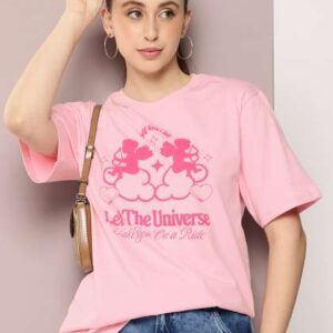 Dillinger Women Oversized Printed Tshirt