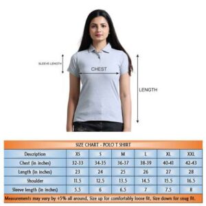 ECOLINE Clothing Women Bio Finish Solid Polo Colla