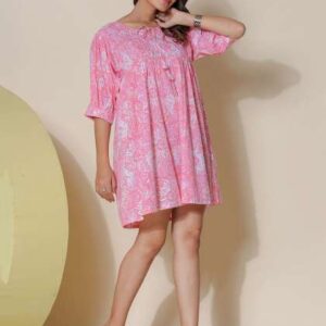 Eco Clothing Floral Print ALine Dress