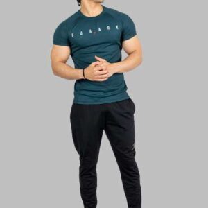 FUAARK Typography Printed Anti Odour Slim Fit Spor