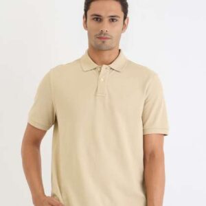 GANT Men Solid Polo Collar Polo TShirt