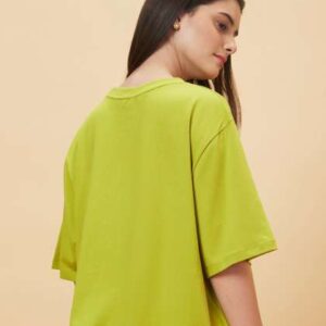 Globus Drop Shoulder Korean Graphic Printed Oversi