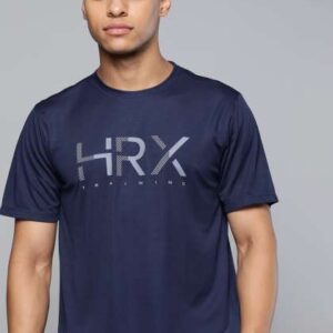 HRX by Hrithik Roshan Men Brand Logo Training Prin