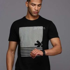 HRX by Hrithik Roshan Men Graphic Printed Round Ne