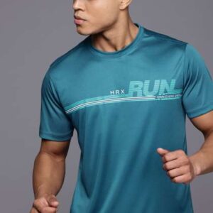 HRX by Hrithik Roshan RapidDry Printed Running Tsh