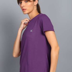 HRX by Hrithik Roshan Women Solid Round Neck Regul