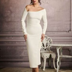 Lea Clothing Co Women Embellished OffShoulder Body
