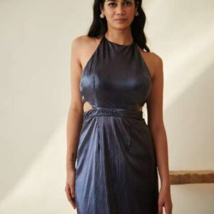 Lea Clothing Co Women Halter Neck Maxi Dress