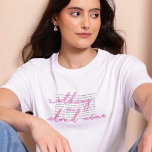 Mast  Harbour Typography Print DropShoulder Sleeve