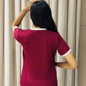 Moda Rapido Women Printed Applique Tshirt