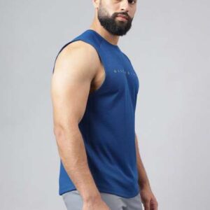 MuscleBlaze Unisex Brand Logo Printed Round Neck C