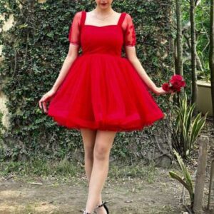 TAILORMADE CLOTHING Net Fit  Flare Dress