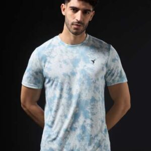 Technosport Men UPF50 Tie and Dye Dyed Round Neck