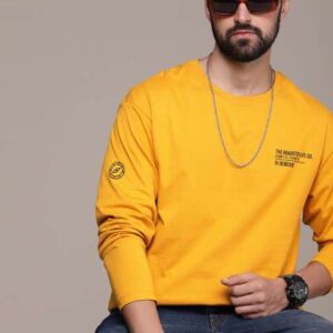 The Roadster Lifestyle Co Men Brand Logo Printed P