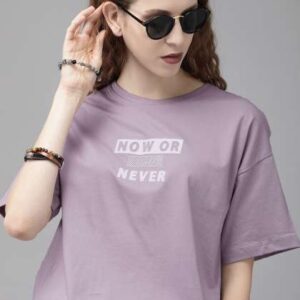 The Roadster Lifestyle Co Women Lavender Printed C