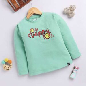 YK X Minute Mirth Girls Typography Printed Pure Co
