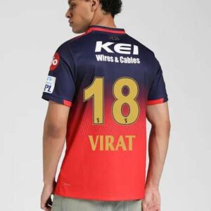 dostitch Men Polyester RCB Jersey